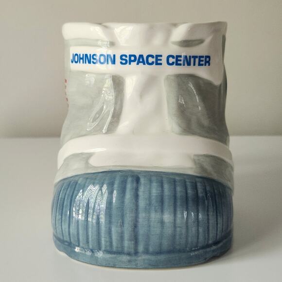 Vintage NASA Boot Mug Ceramic – 1990s Johnson Space Center Astronaut Moon Boot - Picture 6 of 10
